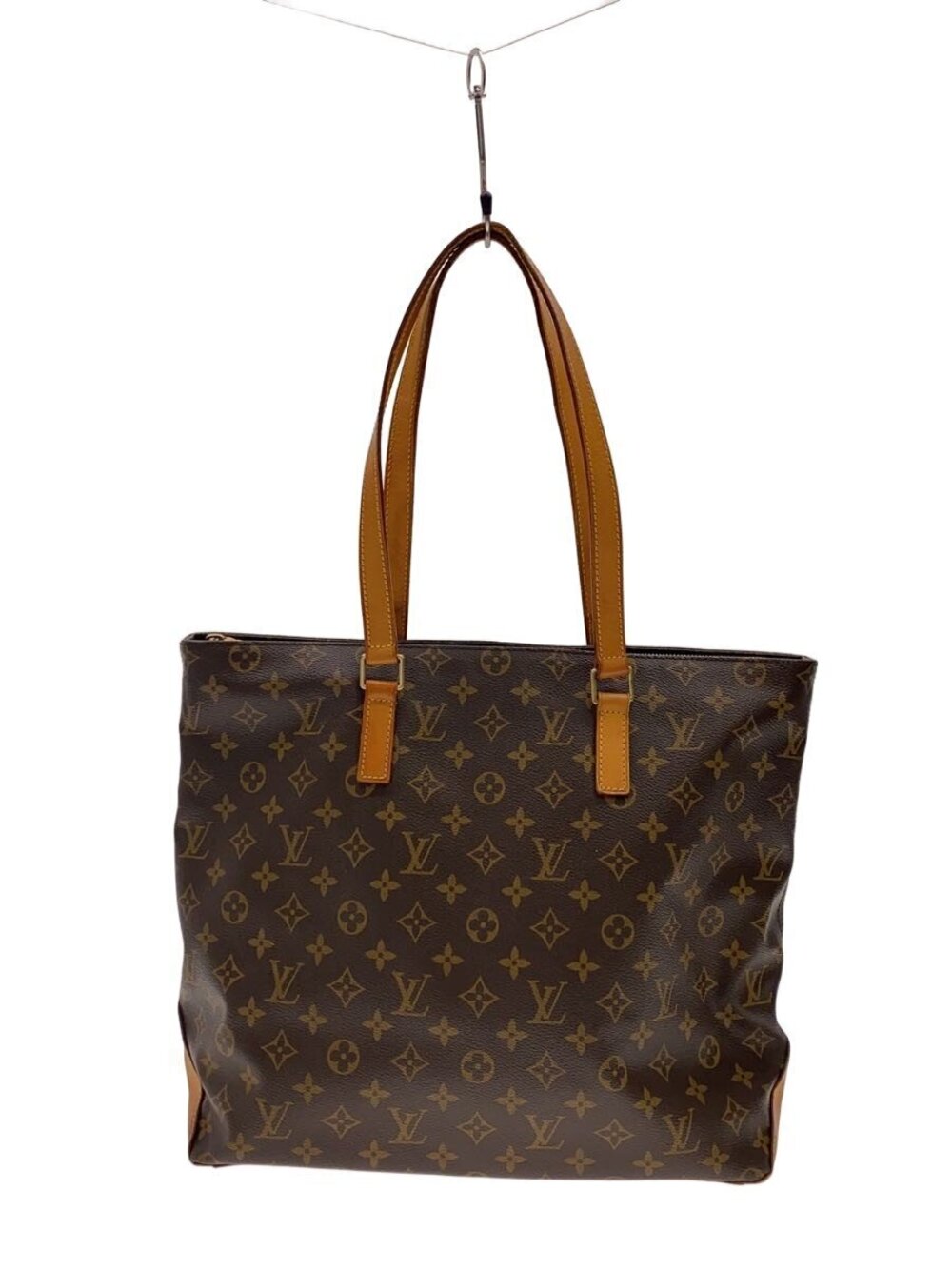 LOUIS VUITTON Cabas Mezzo Monogram Canvas Brown